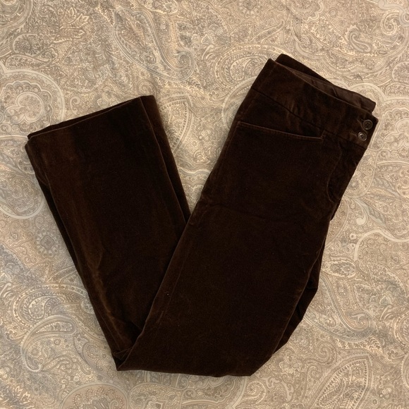 BCBGMaxAzria Velvet Carla Slim Flares - Picture 3 of 4